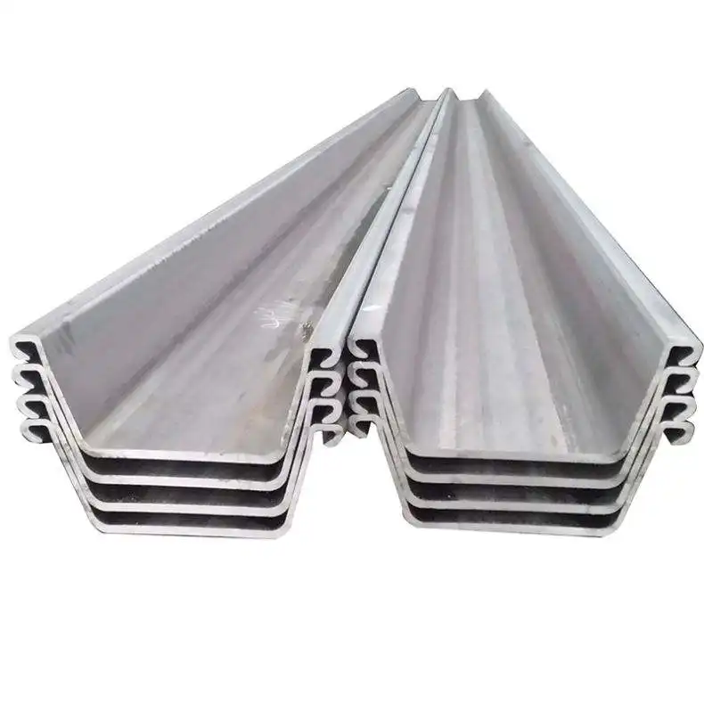 Hot Selling S275 S355 S390 Sheet Piling Hot Rolled Sheet Pilling Cold Formed U Steel Sheet Pile