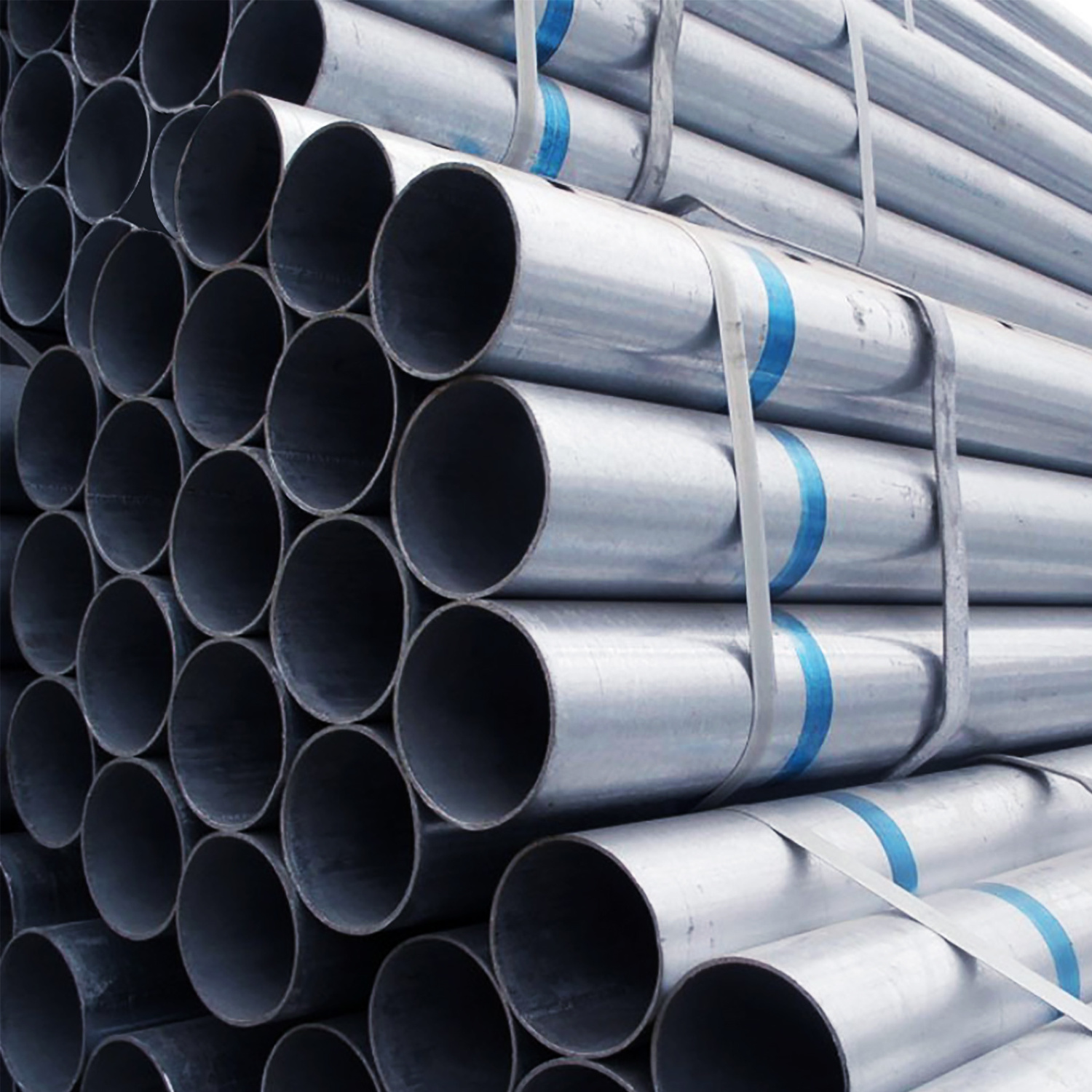 Hot Dipped Galvanized Round Welded Steel Pipe BS1387 DIN2440 ASTM A53 En10255