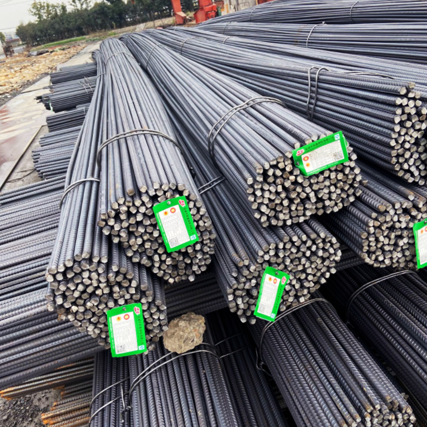 Hot Sale ASTM A165 Steel Rebar Deformed Steel Bar HRB400 HRB500 Iron Rods for Construction