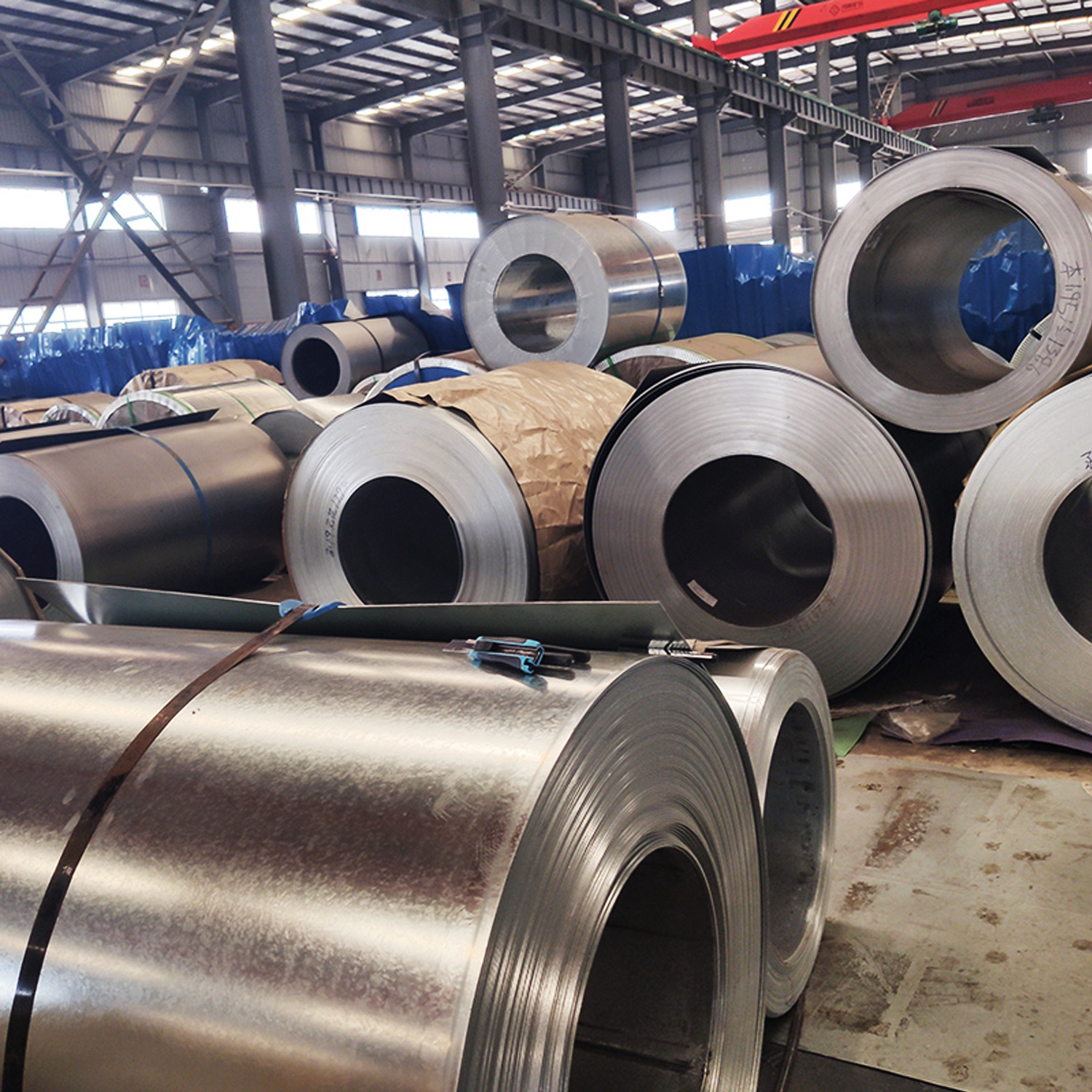 Low carbon steel 12 14 16 18 20 22 24 26 28 gauge gi steel coil supplier or hot dipped galvanized steel sheet factory in China