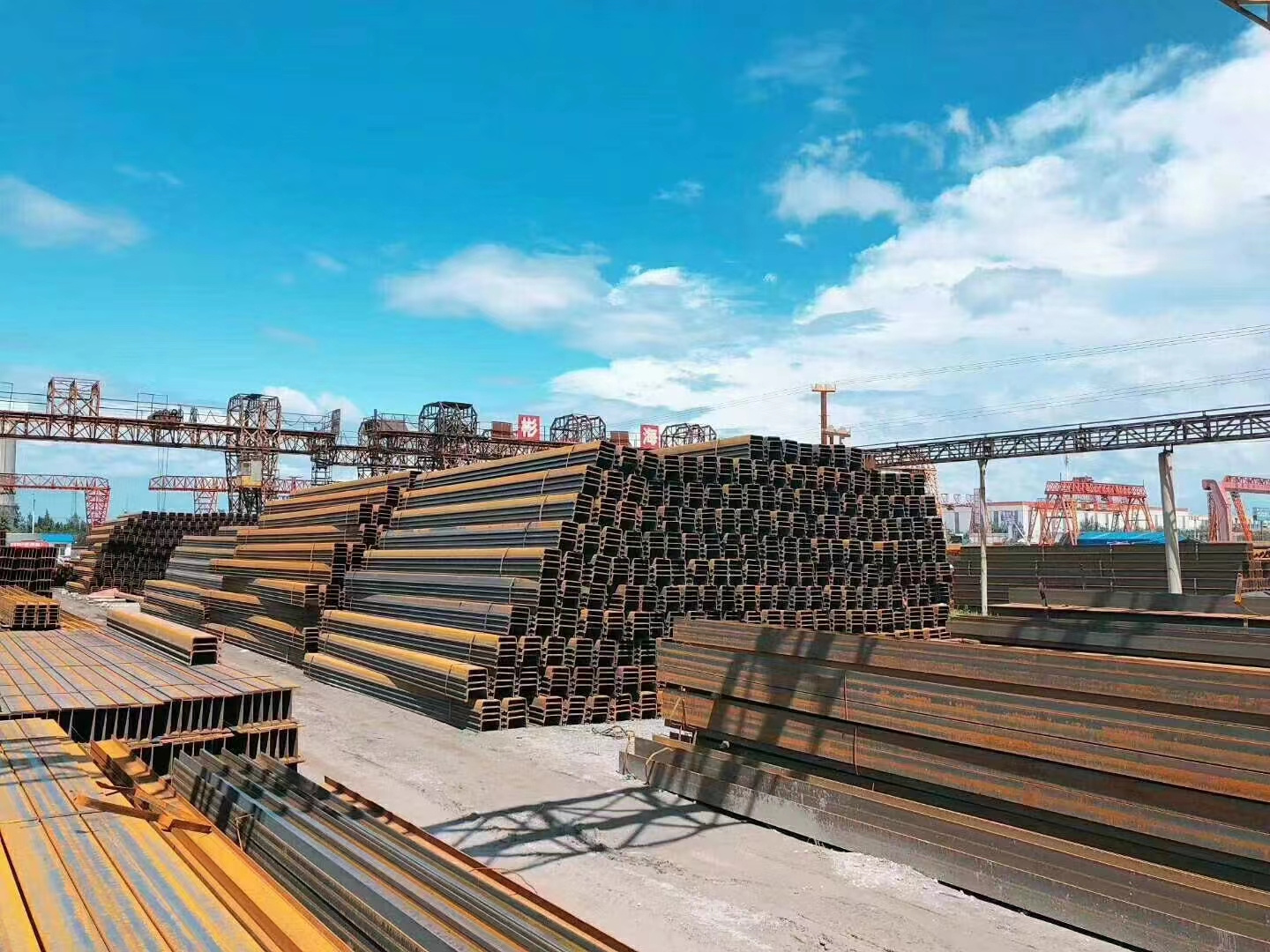 Hot Selling S275 S355 S390 Sheet Piling Hot Rolled Sheet Pilling Cold Formed U Steel Sheet Pile