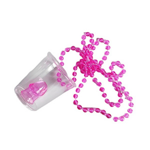 Haiwin Party Custom logo Dick Penis Shot Glass Necklace for Bachelorette Party