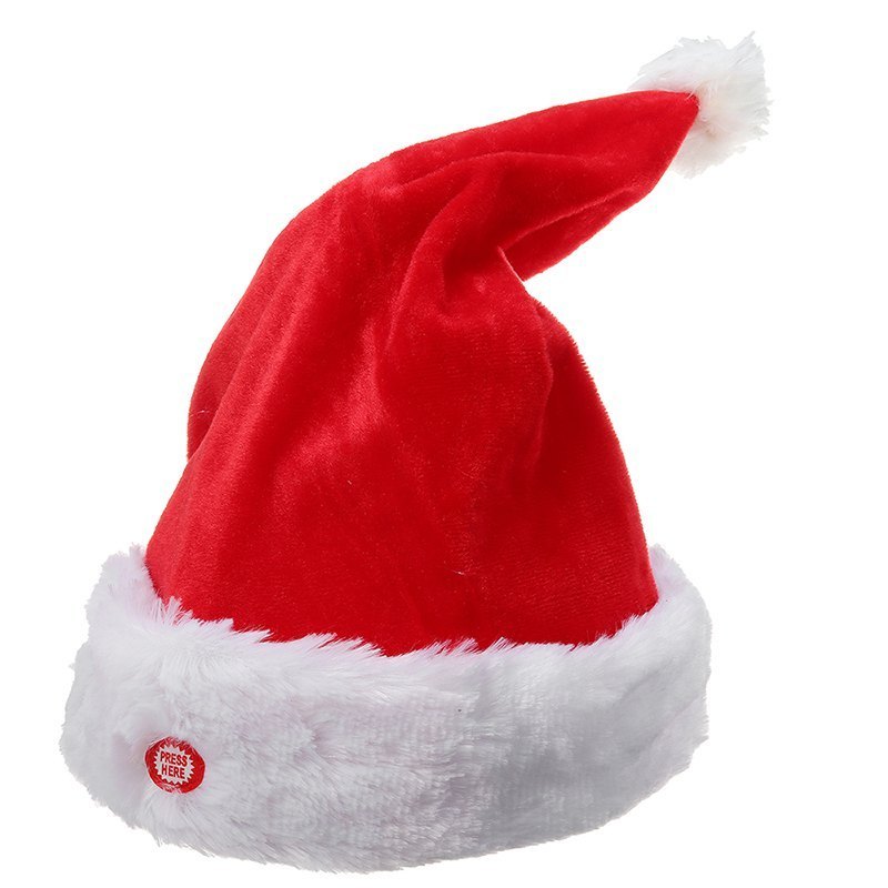 Christmas Gift Funny Hat Merry Christmas Singing Dancing Moving Santa Hat For Child