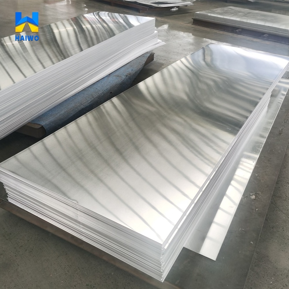 3mm 5086 5052 H38 3004 6068 26 28 Gauge Silver Mirror Aluminum Sheet For Lighting Reflector or Decoration