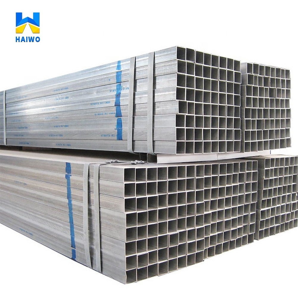 SPHC PPGL PPGI Corrugated square tubing galvanized steel pipe iron rectangular round tube high quality