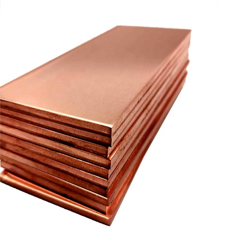 Customized 0.3mm 3mm 5mm 20mm thickness T2 4x8 copper Plate sheets Supplier 99.99% Cathodes Sheet Pure Copper Plate