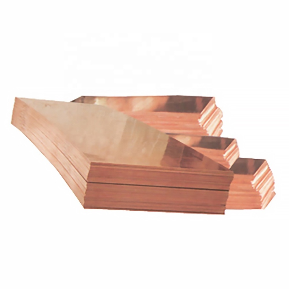 Customized 0.3mm 3mm 5mm 20mm thickness T2 4x8 copper Plate sheets Supplier 99.99% Cathodes Sheet Pure Copper Plate