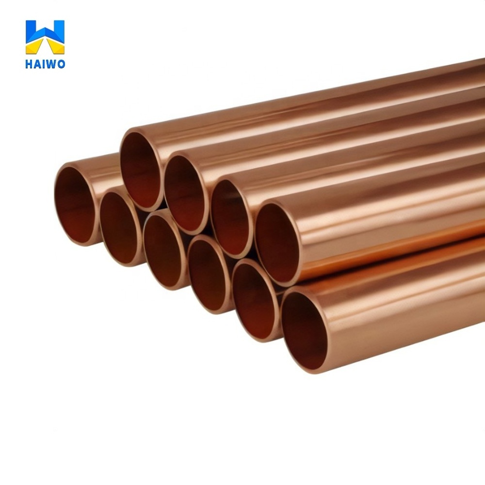 Wholesale 1/2 1/4 3/8 7/8 C10100 flexible seamless round shape 12 inch heat insulated copper tubing/copper tube/copper pipes