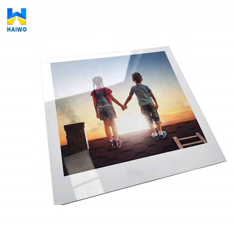 6061 A4 Photo Panel Sublimation Printing Coated white gloss Metal Wholesales Aluminum Sheet plate