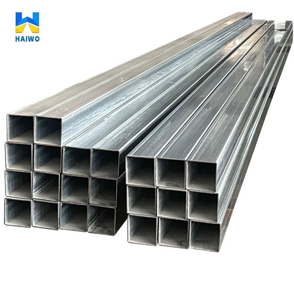 SPHC PPGL PPGI Corrugated square tubing galvanized steel pipe iron rectangular round tube high quality