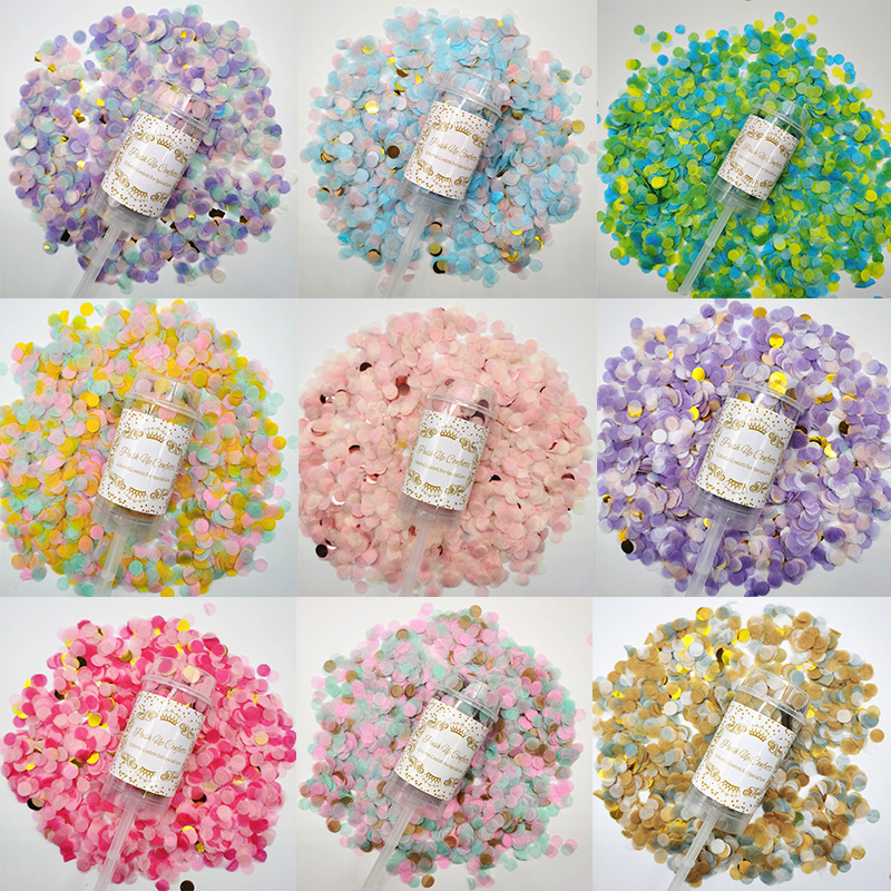 Push Lejie Wedding Cannon Wedding Flower Spray Tube Opening Small Salute Sprinkle Flowers Handheld Party Small Fireworks