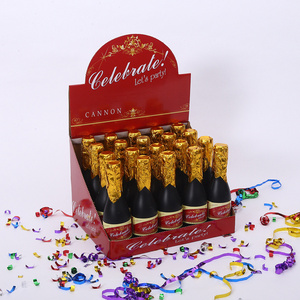 Supply hand-turned champagne Confetti fireworks atmosphere props bar salute celebration customization confetti cannon