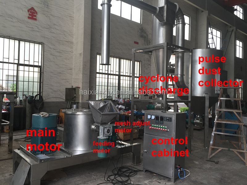 WFJ Series no screen 100um air classifier mill for ultra mushroom powder grinder Pulverizer