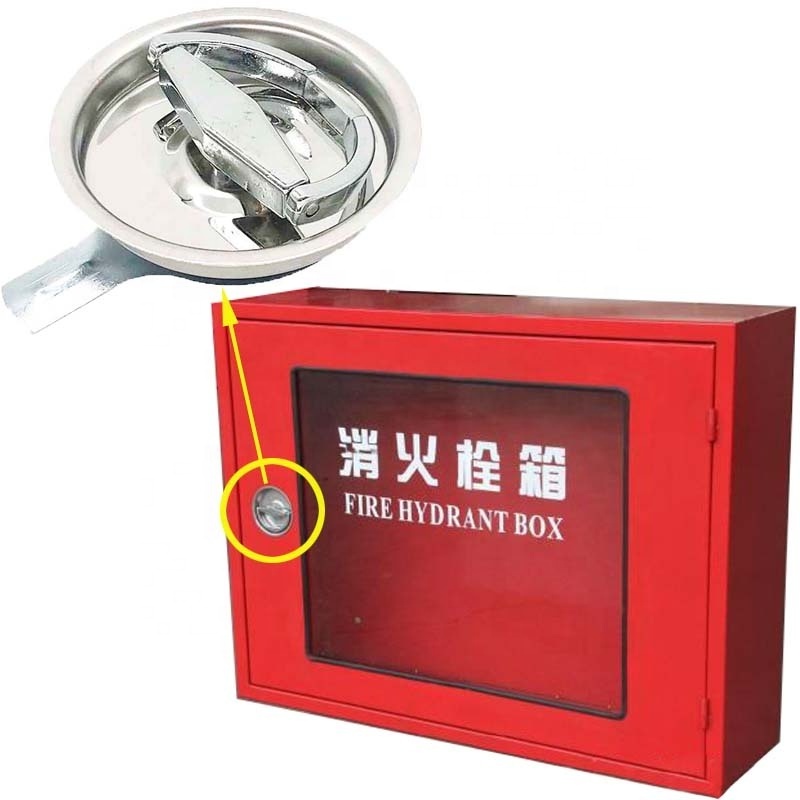 Haitan MS917 Round Stainless Steel Electrical Control Panel Lock Fire Box Paddle Lock