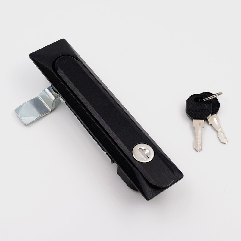 Hot Sale MS861 Black Panel Lock Compression Latch Panel Push Locks  Swing Door Handle PlaneLock