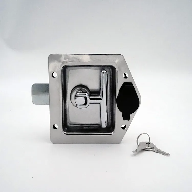 MS857 stainless steel caravan door lock paddle latch