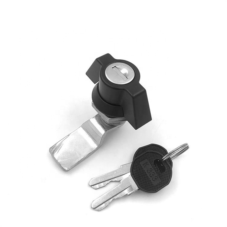 MS408 Cabinet Knob Electronic Lock Tubular Cam Lock 90rotation ISO 9001 2000 CN;ZHE Black Power Coated.zinc Plated Parts.