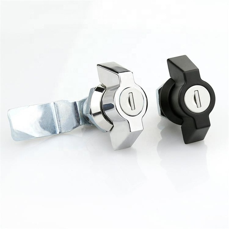 MS408 Cabinet Knob Electronic Lock Tubular Cam Lock 90rotation ISO 9001 2000 CN;ZHE Black Power Coated.zinc Plated Parts.