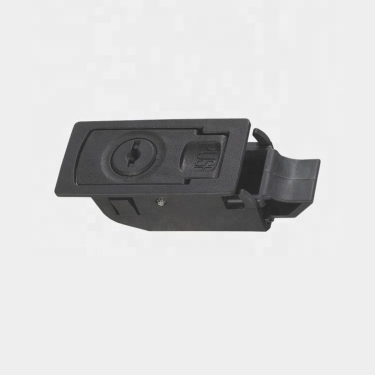 Haitan DK725-7 black push to open latch push button locks for panel cabinet