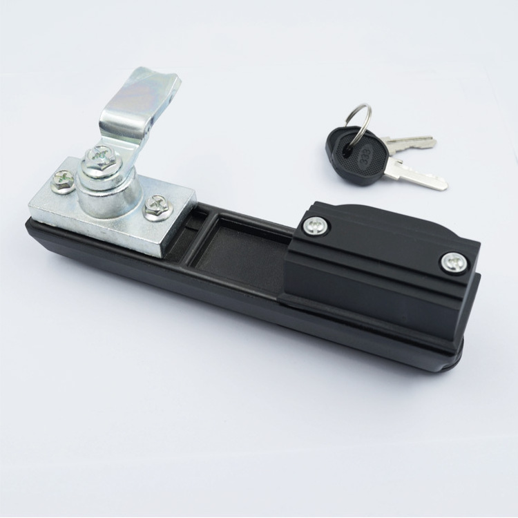 Haitan MS840 zinc alloy transformer panel door push lock network electrical cabinet door swing handle plane lock