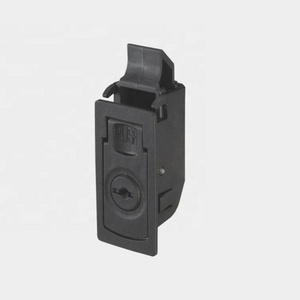 Haitan DK725-7 black push to open latch push button locks for panel cabinet