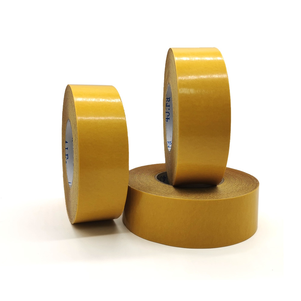 Double sided cross filament tape carpet gripper super strong mesh carpet splicing tape