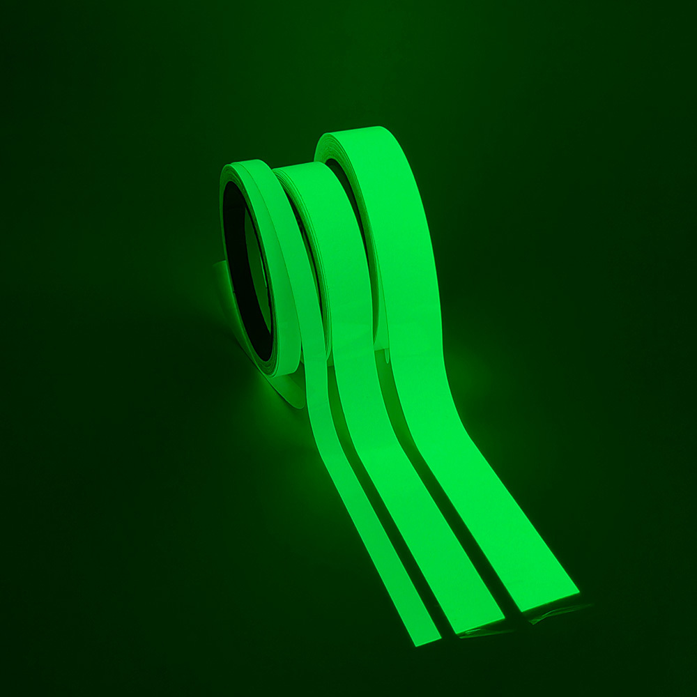 Green High Bright Luminous Tape Sticker Waterproof and Photoluminescent glow in the dark reflective tape