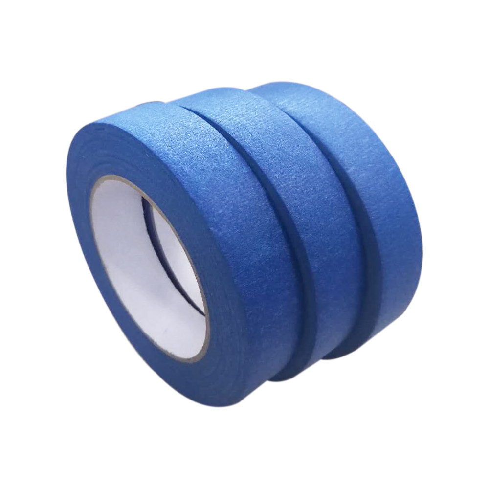 Wholesale Price Blue Colored Painters Painting Masking Textured Paper Tape for Automotive