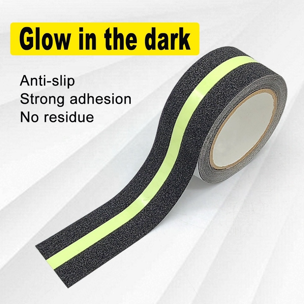 Luminous Anti Slip Tape Non Skid Tape Adhesive Stickers High Grip For Highlighting Stair Glow In The Dark Anti Skid Tape