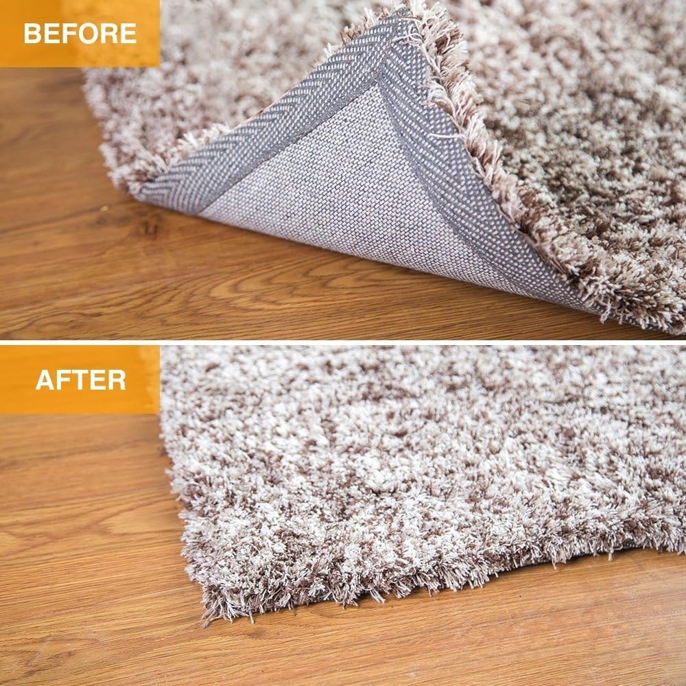 Rug Carpet Mat Pads Non Slip Anti Slip Gripper Double Sided Removable Non Slip Grips Carpet Floor Stickers