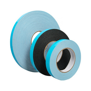 Double-sided foam mounting tape black coated acrylic adhesive pe double sided foam tape