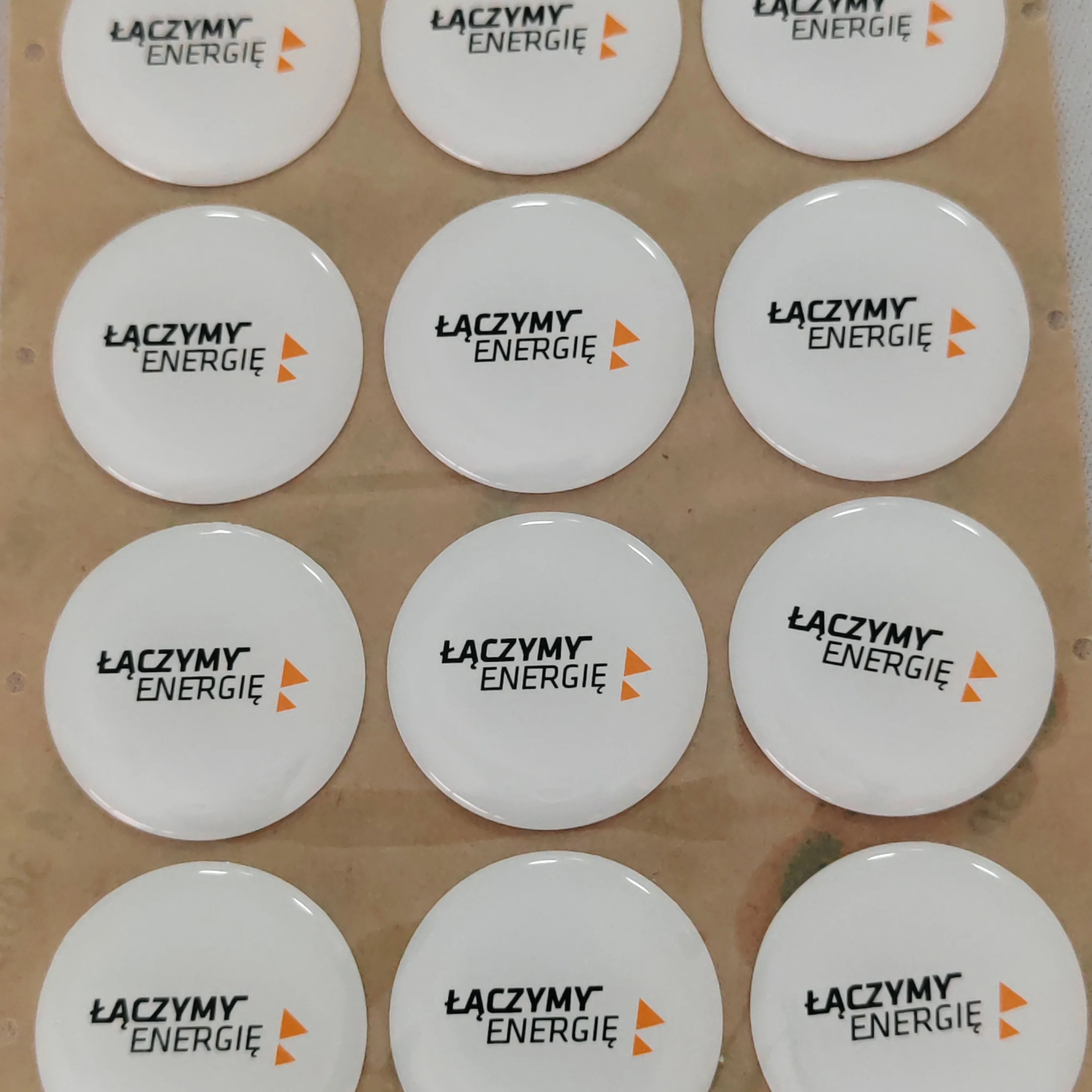 Custom Oem Design Brand Name Transparent Polyurethane 3D Epoxy Dome Crystal Sticker Resin Label