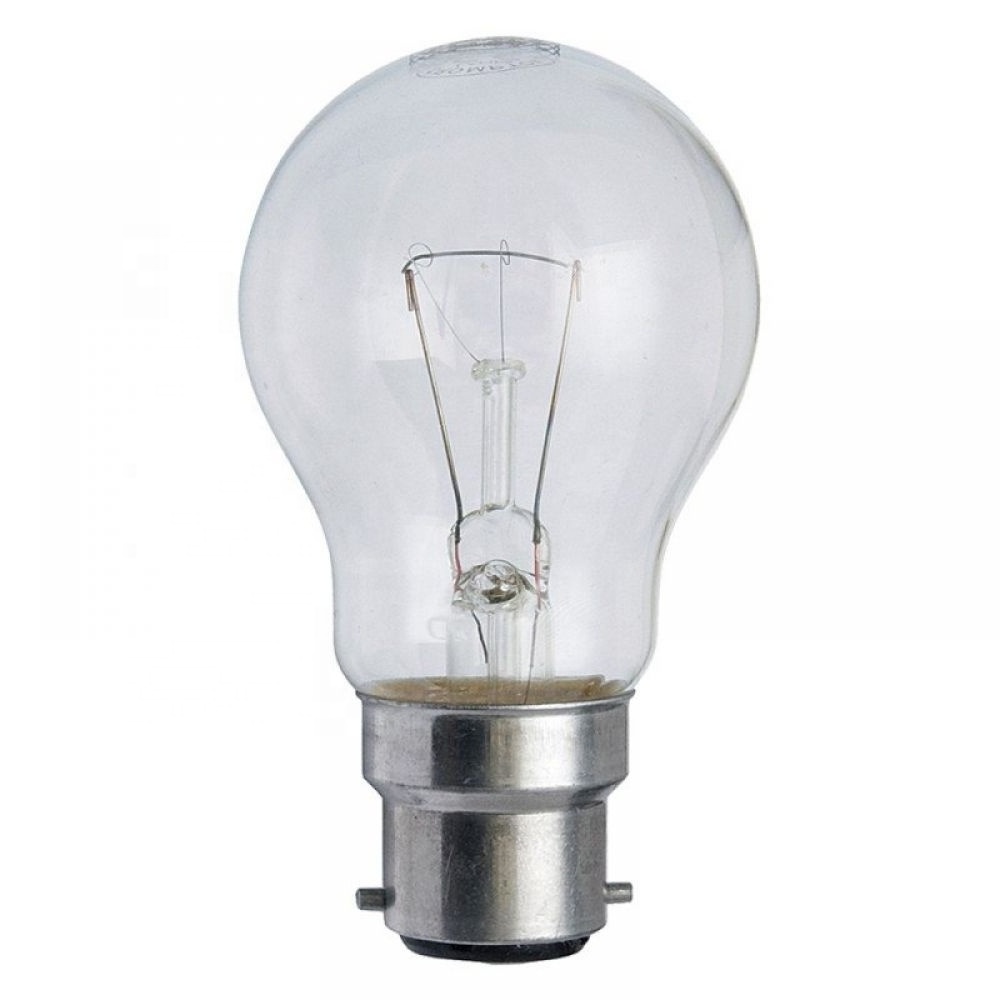 B22D Incandescent 60W/65W AC220V/24V Incandescent Lamp Bulb