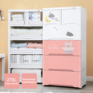 Hot Sale Storage Cabinet Plastic 5 Drawers Cabinet