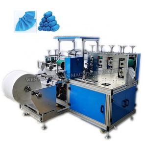 Wholesale anti slid double bottom ultrasonic welding sterile shoe cover making machine