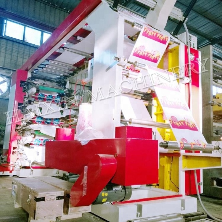 High speed 8 colors roll paper letterpress flexo printing machine for sale