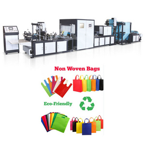 5 into 1 Multifunction ultrasonic non woven Bag Making Machine of T-shirt Bag Non-Woven