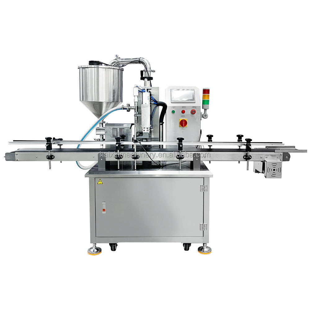 Fully Automatic Single Head Gear Pump honey bottles syrup oral liquid paste filling machine for cream shampoo cosmetic