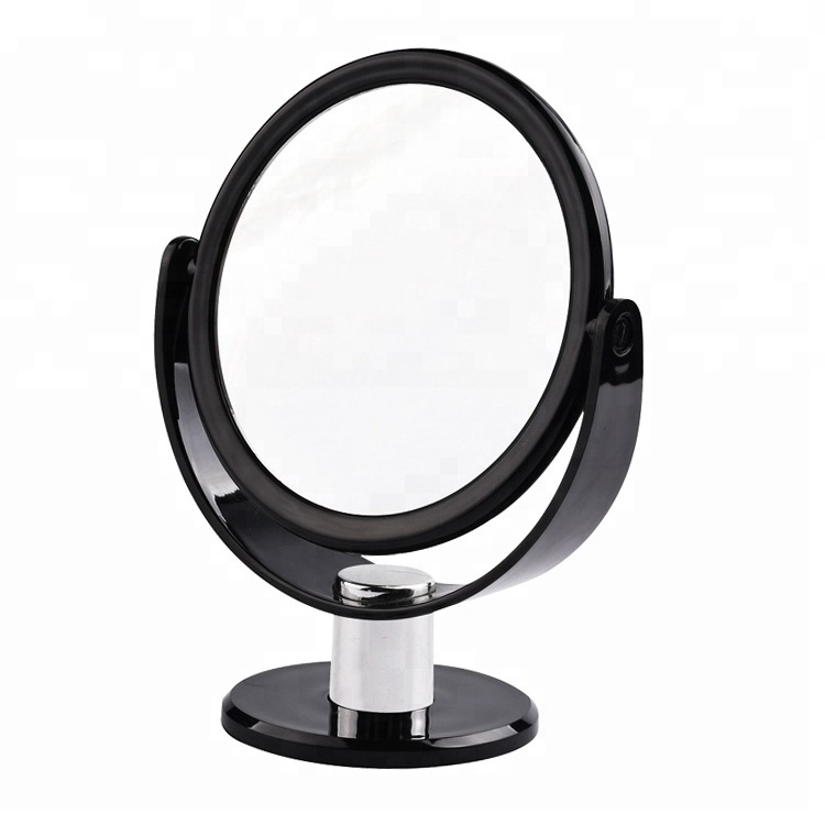 Transparent,Black Double Sided Magnifying Makeup Mirror Vanity cosmetic Mirror