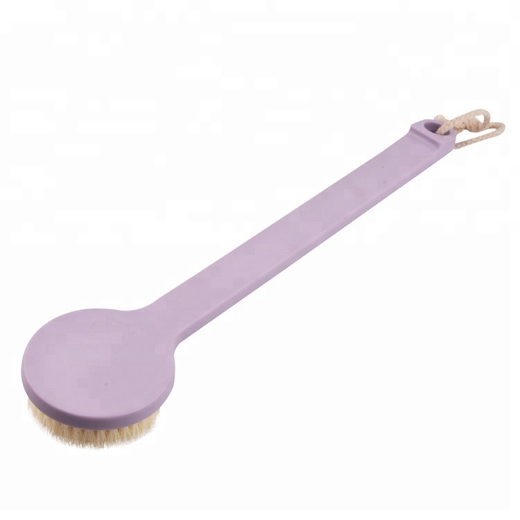 Long handle round spin bath cleaning brush