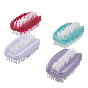 Cleaning Nail Brush Fingernail Scrub Brush Two Sided Hand Scrubbing Brushes Soft Stiff Bristles Nails Toes Scrubber For Men Wome