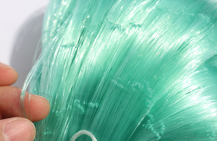 Mexico Jamaica Nigeria market nylon monofilament fishing nets for wholesale exportable free sample 0.35MM 3/8