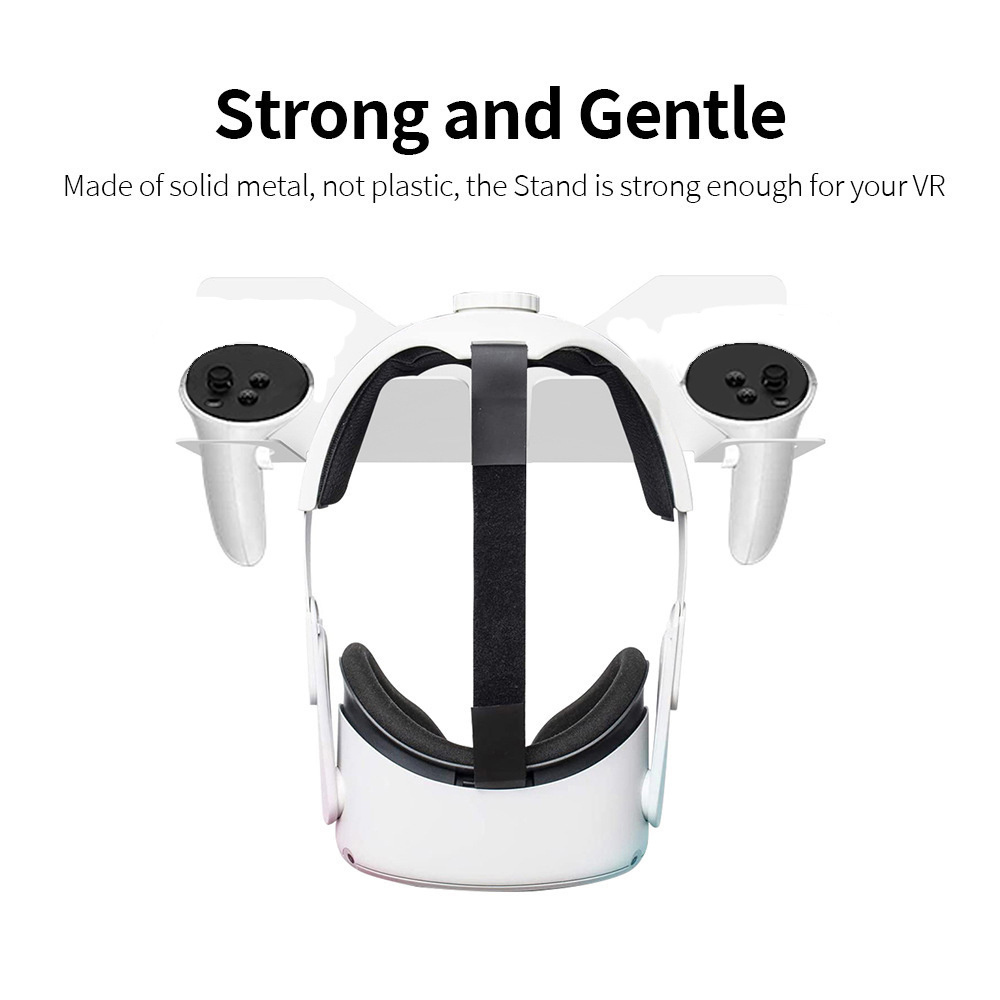 Wall Mount Storage VR Stand Headset Holder Stable VR Controller Stand For Oculus Quest2