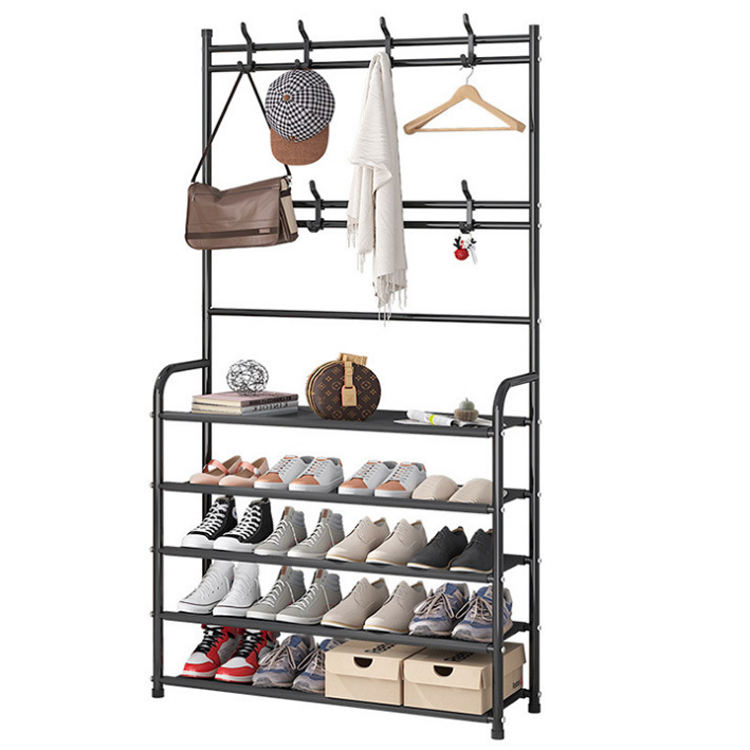 Wholesale Custom Living Room Furniture Freestanding Coat And Shoes Rack