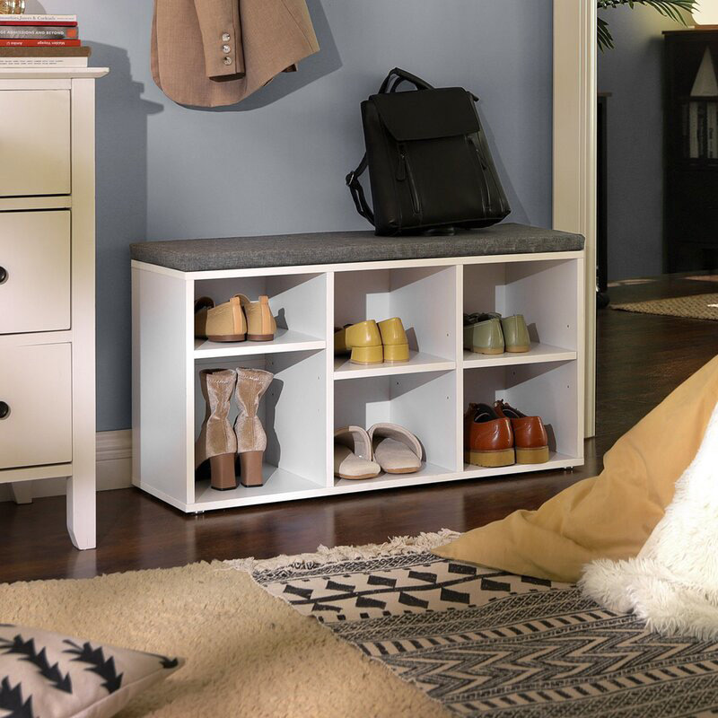 Shoe Rack Bench Shoes Racks Organizer Perfect Bench Seat Storage for Hallway Entryway Closet