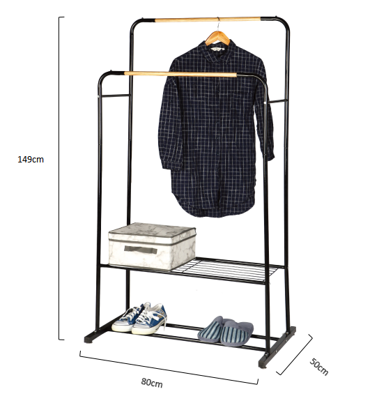 Mounted Clothing And Shoes Pretty Garment Clothes Racks