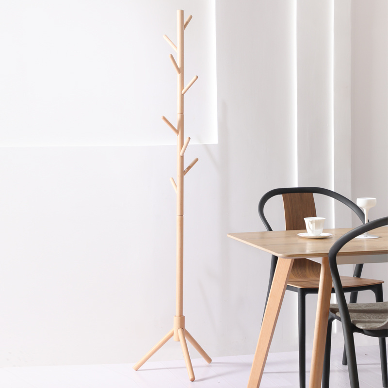 Porte Manteau Perchero Cheap Wholesale Bedroom Living Room Furniture Modern Wooden Stand Standing Hanger Coat Rack Not Wall