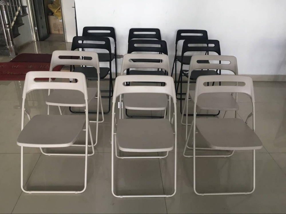 Wholesale outdoor folding chair modern plastic chair metal folding chair