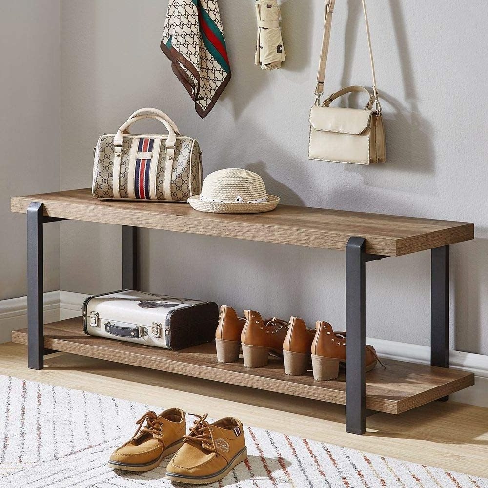 Free standing home storage 3-tier metal shoe rack organizer stand