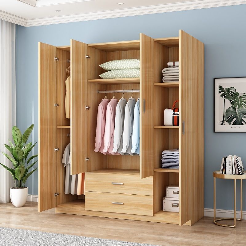 Cloakroom Bedroom Wardrobe Designs Professional Closet Wooden Wardrobes Home Furniture Customized Logo Modern Chinese Wardrobe